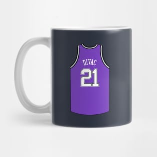 Vlade Divac Sacramento Jersey Qiangy Mug